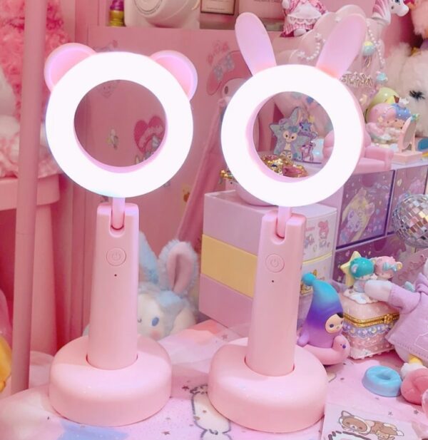 Kawaii Bunny Ring Light | Cute Makeup Lighting