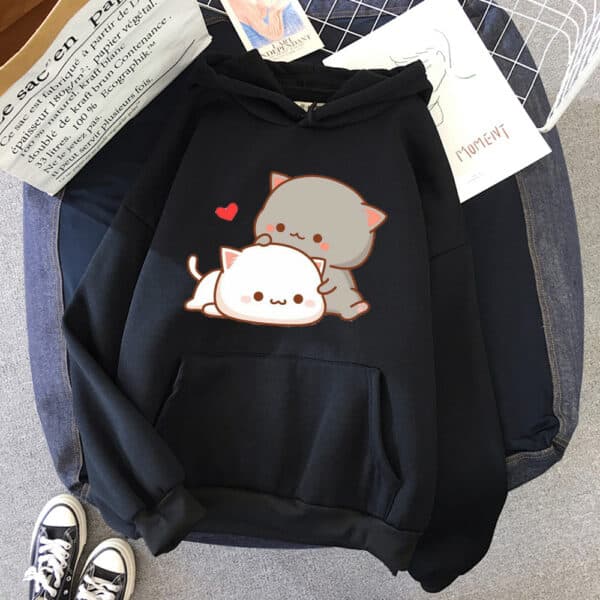 Peach and Goma Hoodie | Cute Peachcats (6 Colors!)