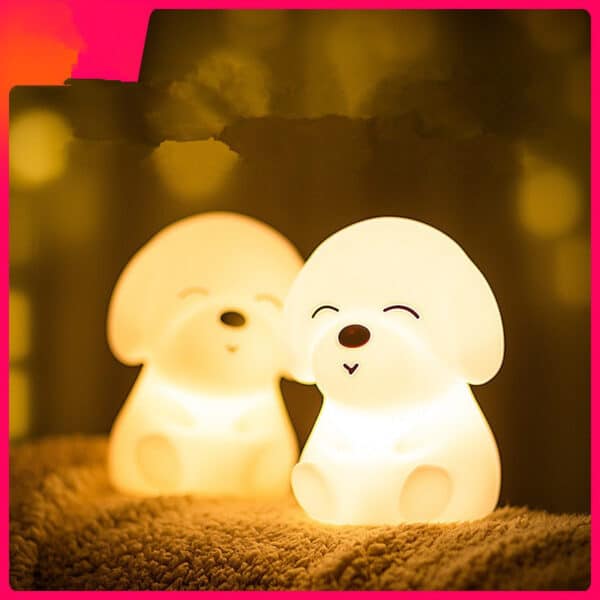 Puppy Night Light with Remote Control