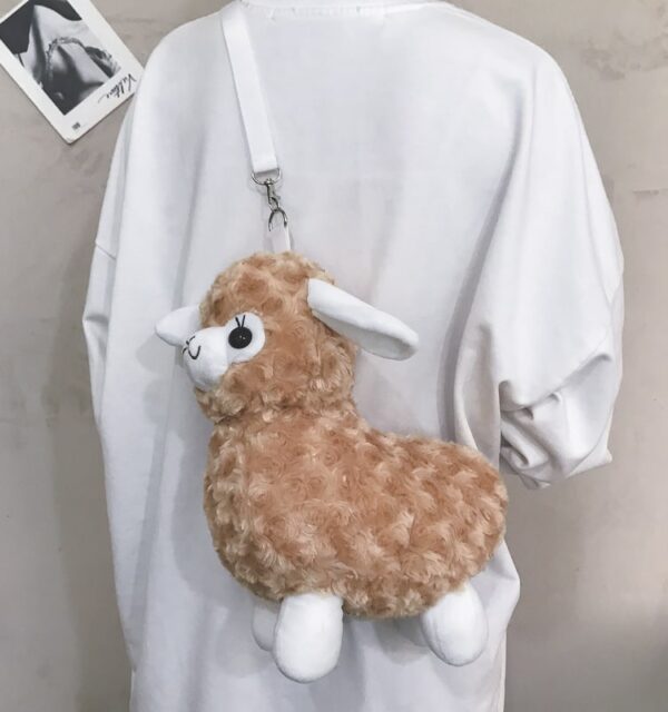 Cute Plush Alpaca Bag