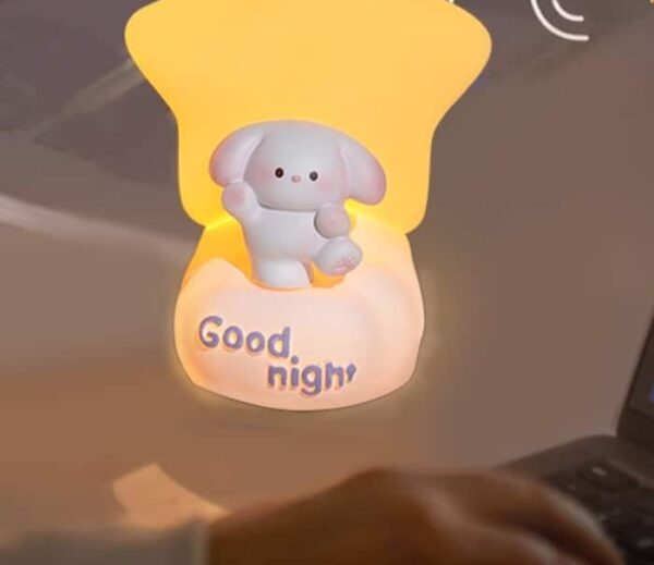 Moon Puppy Night Lamp | Kawaii Style