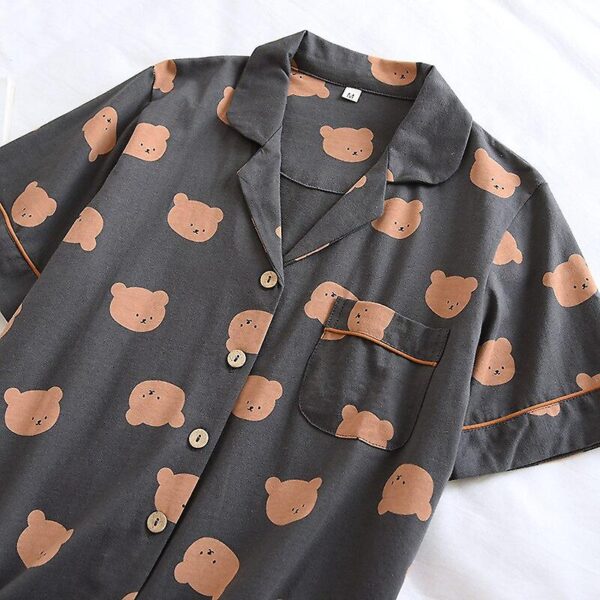 Bear Pyjamas Cute Pattern