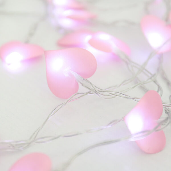 Heart String Lights Kawaii LED Decor