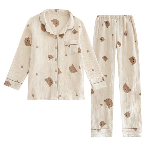 Long Sleeve Bear Pajama Set | M-L-XL