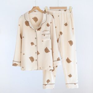 Long Sleeve Bear Pajama Set | M-L-XL