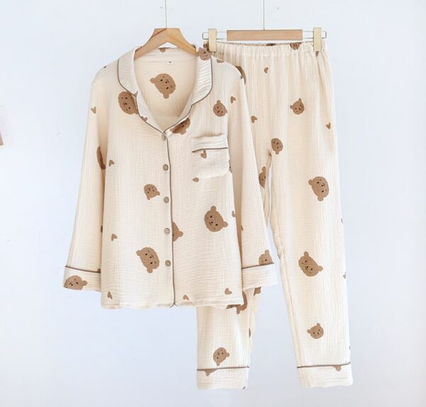 Long Sleeve Bear Pajama Set | M-L-XL