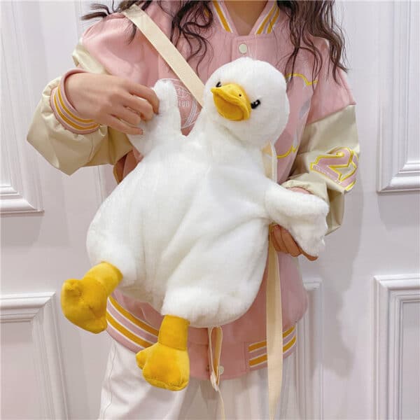 Plush Duck Backpack Bag