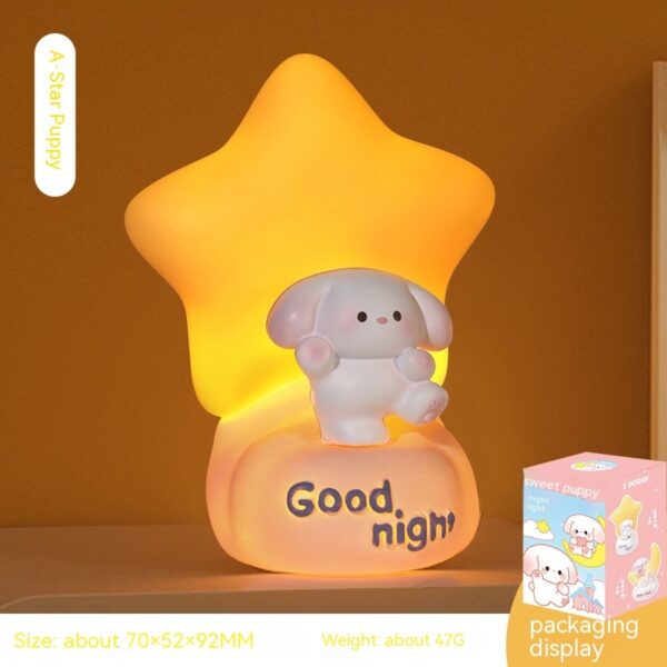 Moon Puppy Night Lamp | Kawaii Style