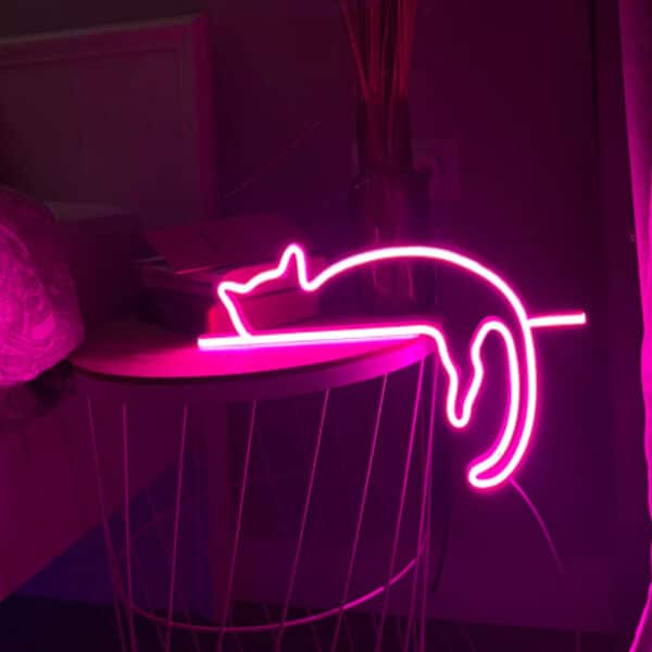 Cat Neon Sign Light | LED Decorative Sign