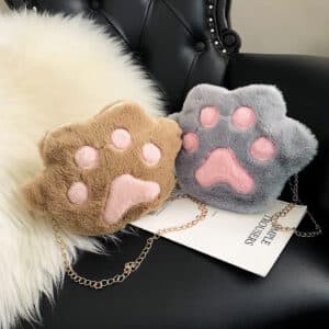 Cat Paw Bag | Cute Soft Plush Material