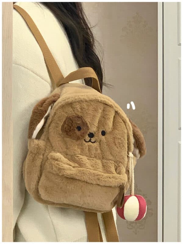 Cute Puppy Backpack Bag with 3D Ears