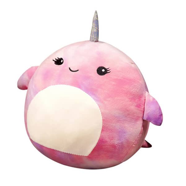 Round Unicorn Pillow Soft Toy