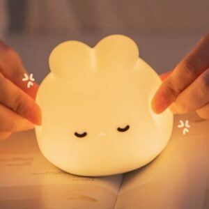 USB Cute Rabbit Silicone Lamp for the Night