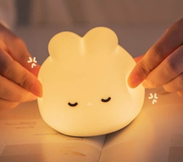 USB Cute Rabbit Silicone Lamp for the Night