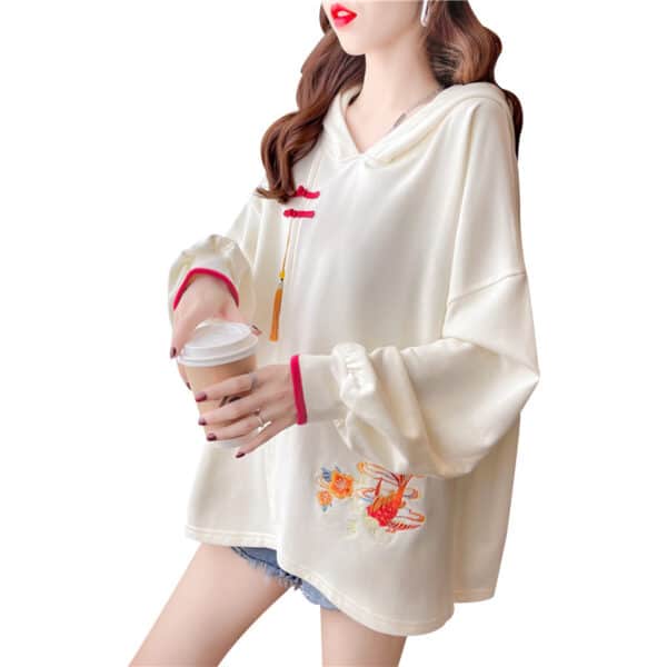 Koi Fish Hoodie for Women | Japanese Kimono Style (3 Colors!)