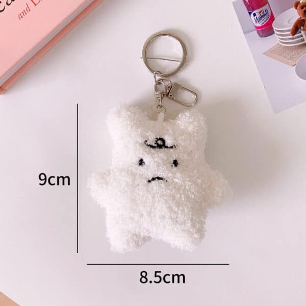 Kawaii Bear Plush Keychain Cute (2 Colors)