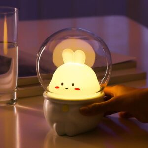 Space Bunny Astronaut Rabbit Night Light