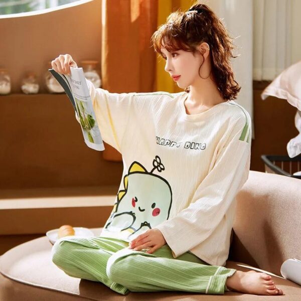 Cute Dino Jams Womens Set