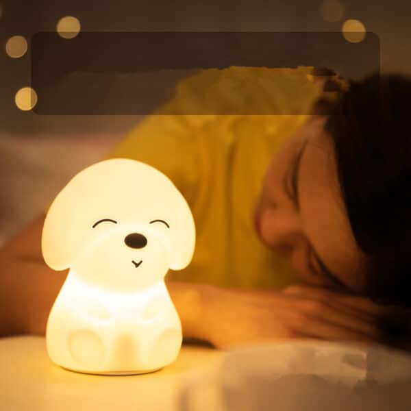 Puppy Night Light with Remote Control