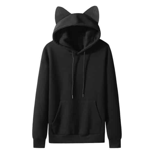 Cat Ear Hoodie Cute Womens Pink (+3 Colors)