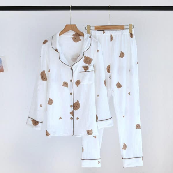 Long Sleeve Bear Pajama Set | M-L-XL