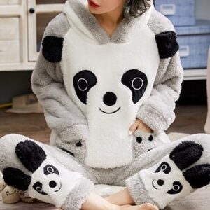 Kawaii Panda Pajama Set for Winter