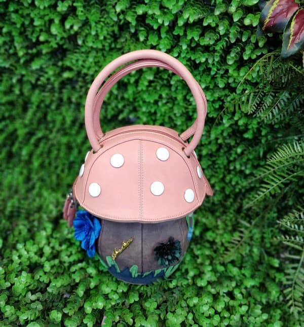 Rare Mushroom Purse | Handmade - Vegan Leather