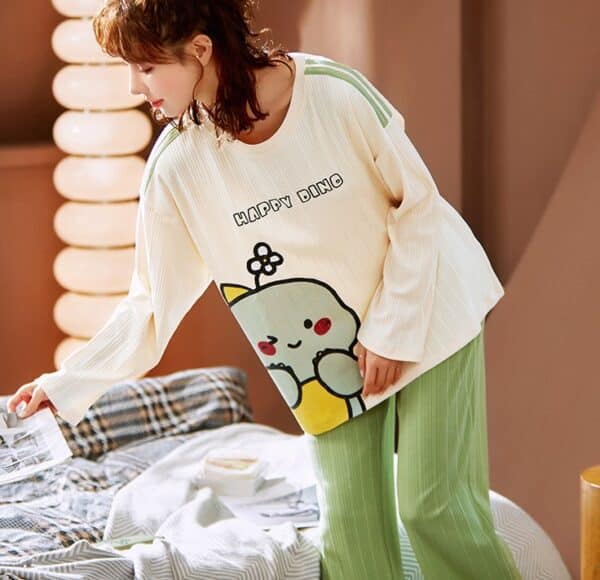 Cute Dino Jams Womens Set