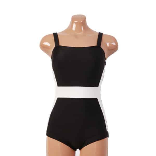 Monochrome One Piece Bodysuit | Beach & Pool