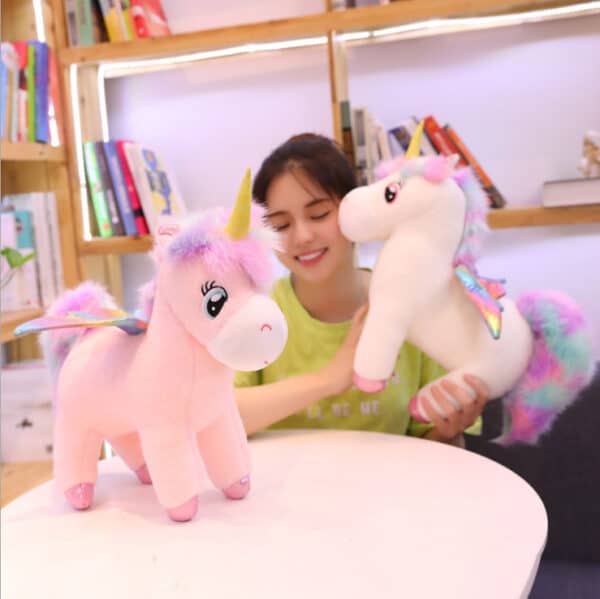 Rainbow Unicorn Plushie with Wings (4 Sizes)