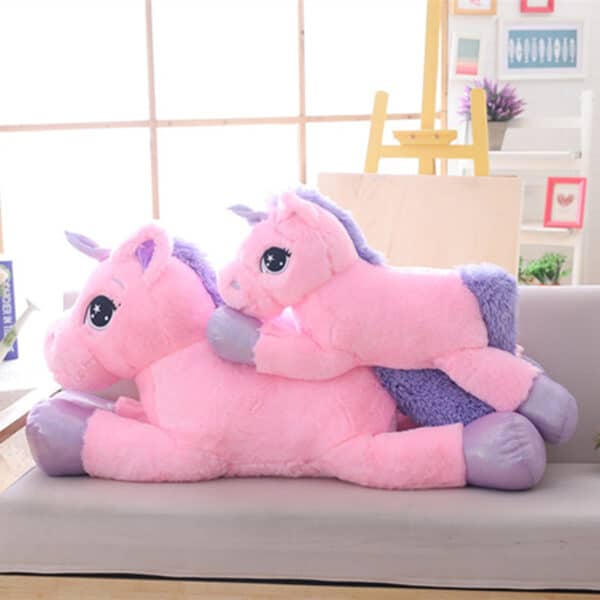 Cute Unicorn Plush Toy Purple Pink