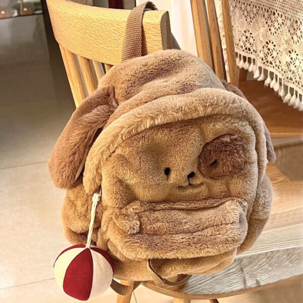 Cute Puppy Backpack Bag with 3D Ears