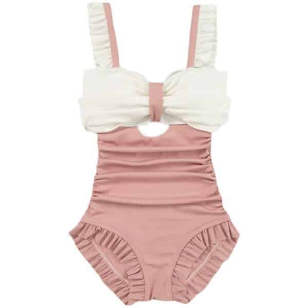 Kawaii Bodysuit One Piece | Pink Bow and Ruffles