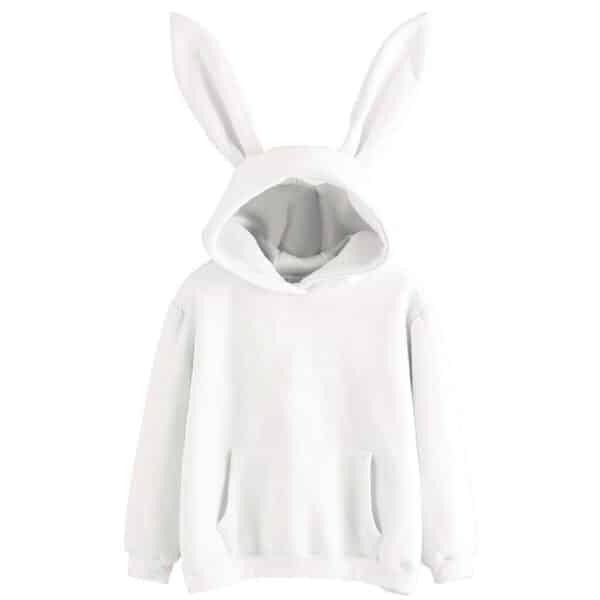 Sweatshirt with Rabbit Ears Hooded (7 Colors!)