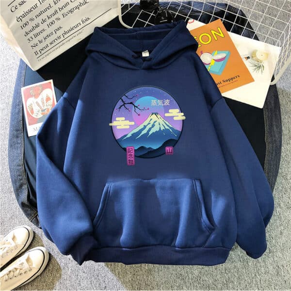 Mount Fuji Hoodie White Japan Jumper