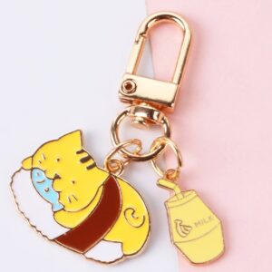 Cute Sushi Cat Keychain | Japan Inspired