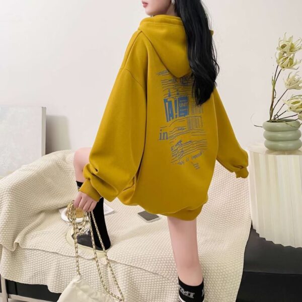 Bear Hooded Sweater Yellow (+3 Colors!)