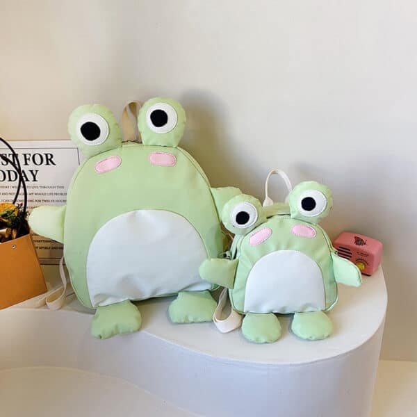 Kawaii Frog Backpack | Cartoon Design