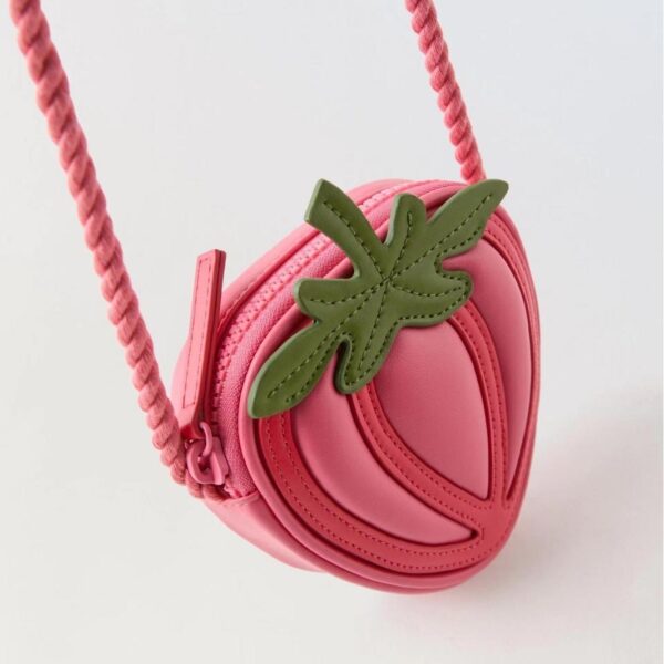 Pink Strawberry Evening Purse | Vegan Leather