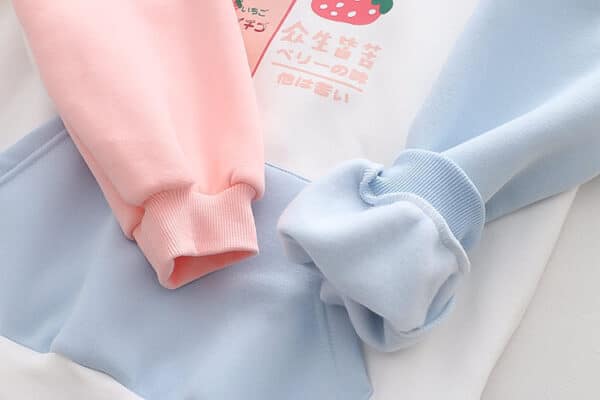 Strawberry Milk Hoodie (Cute Japanese Drink Design!)