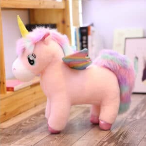 Rainbow Unicorn Plushie with Wings (4 Sizes)