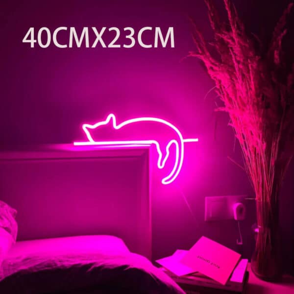 Cat Neon Sign Light | LED Decorative Sign