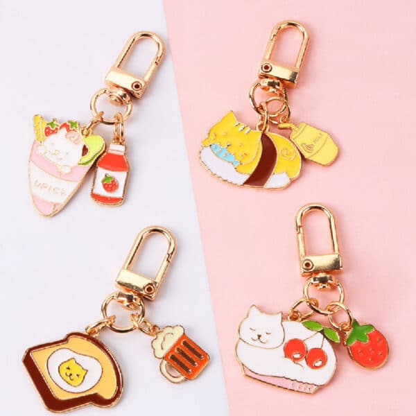 Cute Sushi Cat Keychain | Japan Inspired