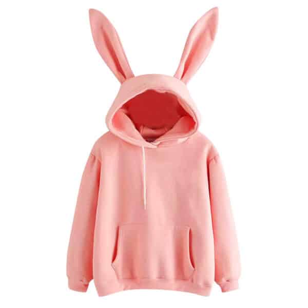 Sweatshirt with Rabbit Ears Hooded (7 Colors!)