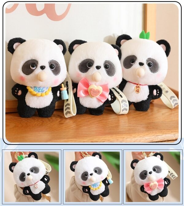 Plush Panda Keyring | Kawaii Bubble Squish