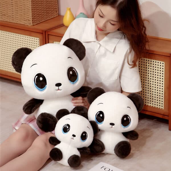 Panda Bear Stuffie with Blue Eyes!