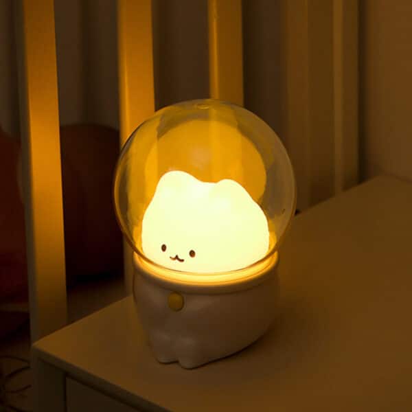 Space Bunny Astronaut Rabbit Night Light