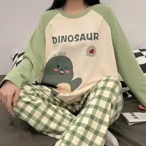 Cute Dinosaur Jammies Set | Long Pants and Sleeves