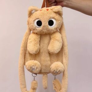 Cute Cat Plush Backpack Bag