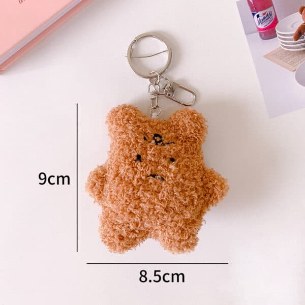 Kawaii Bear Plush Keychain Cute (2 Colors)